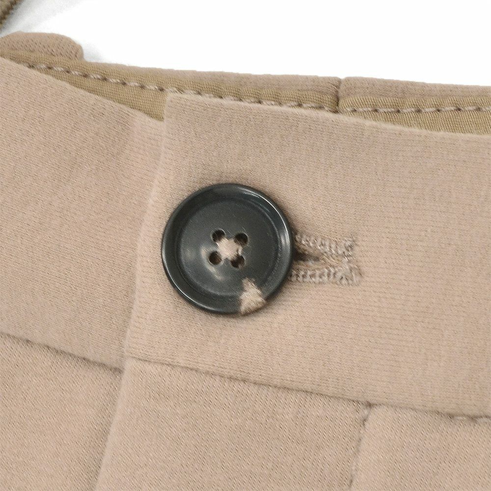 チルコロCIRCOLO1901イージースラックスメンズコットンジャージカシミヤタッチブラウンベージュ裏起毛秋冬新作セットアップ対応ワンプリーツ国内正規品でらでら公式ブランド