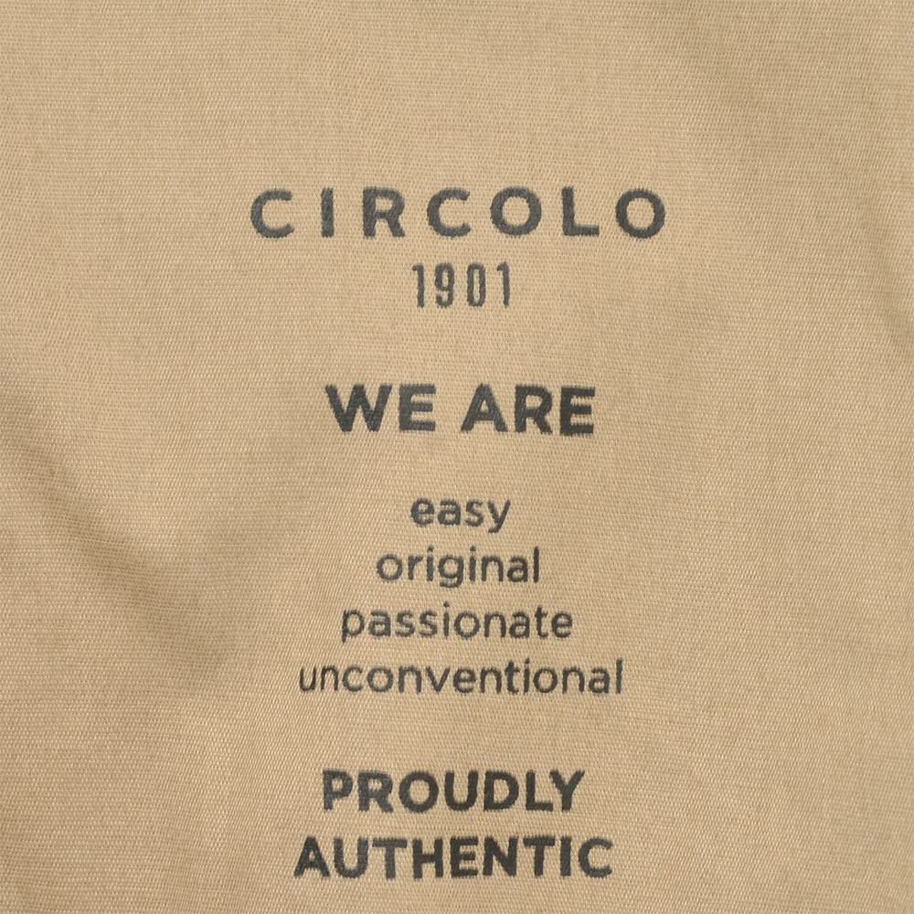 チルコロCIRCOLO1901イージースラックスメンズコットンジャージカシミヤタッチブラウンベージュ裏起毛秋冬新作セットアップ対応ワンプリーツ国内正規品でらでら公式ブランド