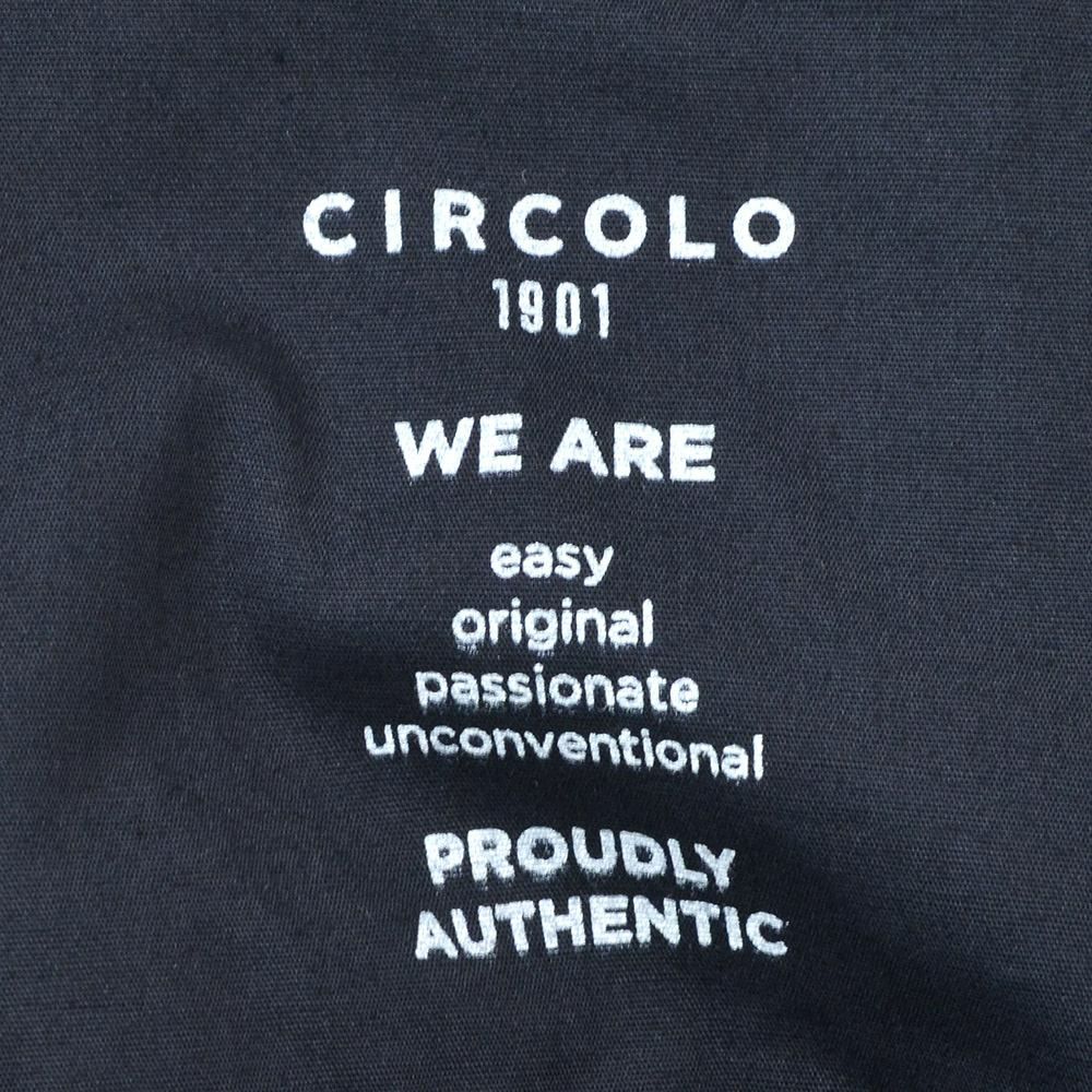 チルコロCIRCOLO1901イージースラックスメンズコットンジャージカシミヤタッチネイビー紺裏起毛秋冬新作セットアップ対応ワンプリーツ国内正規品でらでら公式ブランド