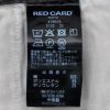 レッドカードトーキョーREDCARDTOKYOデニムスラックスメンズストレッチジーンズSlackスラック3者混生地ブラックユーズド1プリーツセンタークリーススリムテーパードでらでら公式ブランド