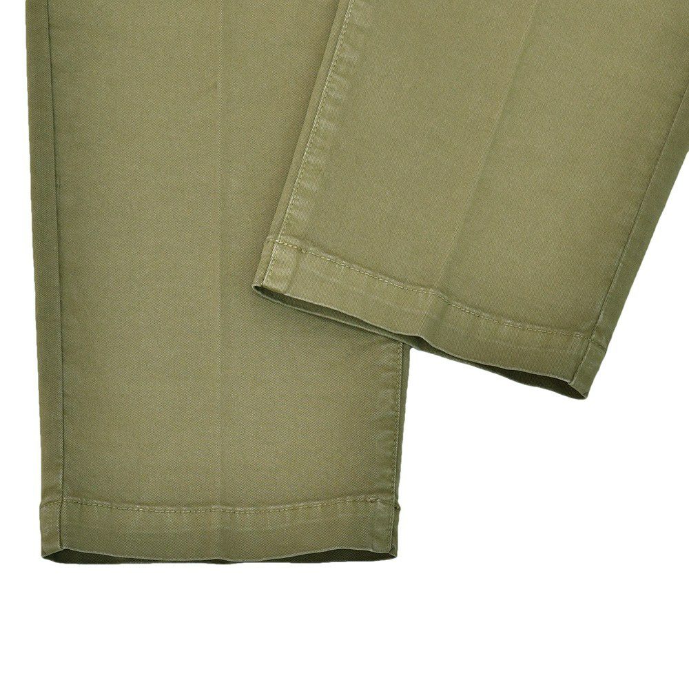 レッドカードトーキョーREDCARDTOKYOチノパンツメンズSlackスラックコットンストレッチ1プリーツセンタークリースオリーブスリムテーパードでらでら公式ブランド