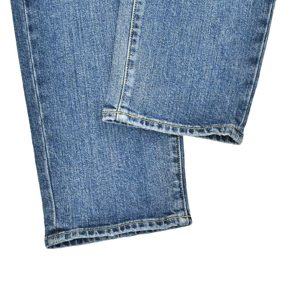 レッドカードトーキョーREDCARDTOKYOデニムパンツメンズスリムテーパードジーンズリズムRhythmストレッチデニムミッドブルーヴィンテージ加工でらでら公式ブランド