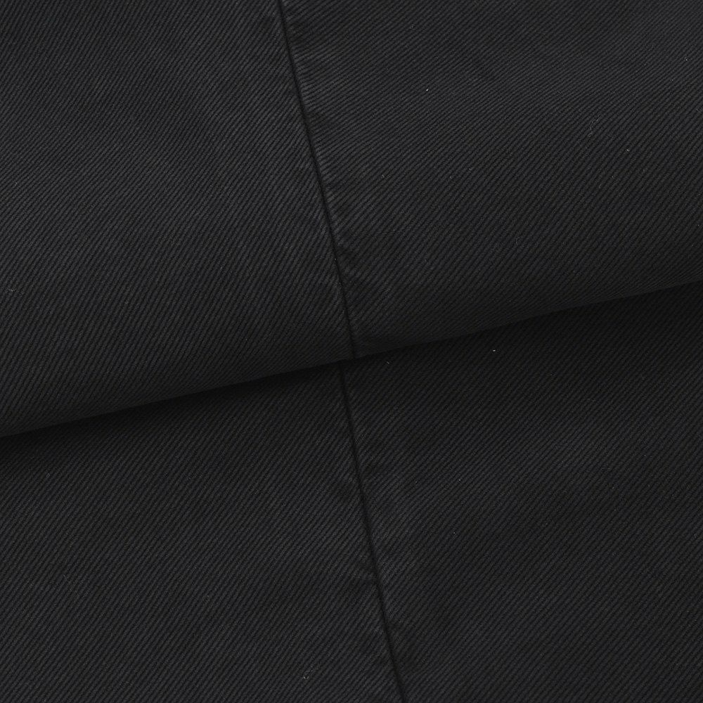 インコテックスINCOTEXSLACKSコットンパンツメンズチノスラックス100番ストレッチツイルブラック黒ノープリーツ製品染めスリムフィット刺繍ブランドロゴ国内正規品でらでら公式ブランド