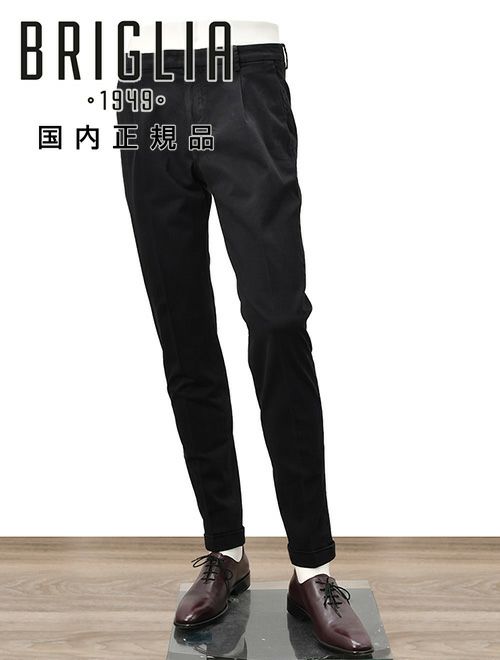 ブリリア BRIGLIA 1949 モールスキンパンツ メンズ コットンスラックス