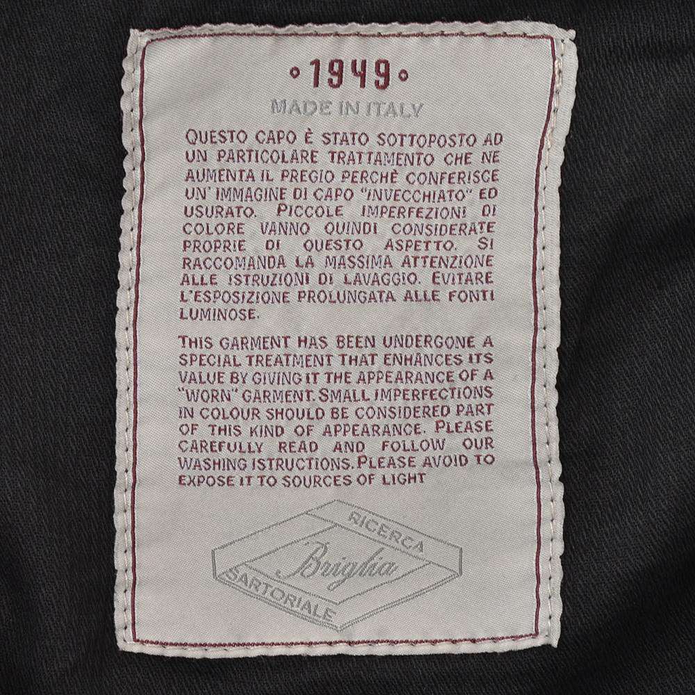 ブリリアBRIGLIA1949モールスキンパンツメンズコットンスラックスBG07モデルブラック黒1プリーツテーパードシルエットガーメントダイ3点留めフロント国内正規品でらでら公式ブランド