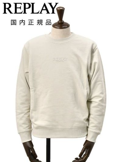 リプレイ REPLAY コットンニット メンズ クルーネックセーター 長袖