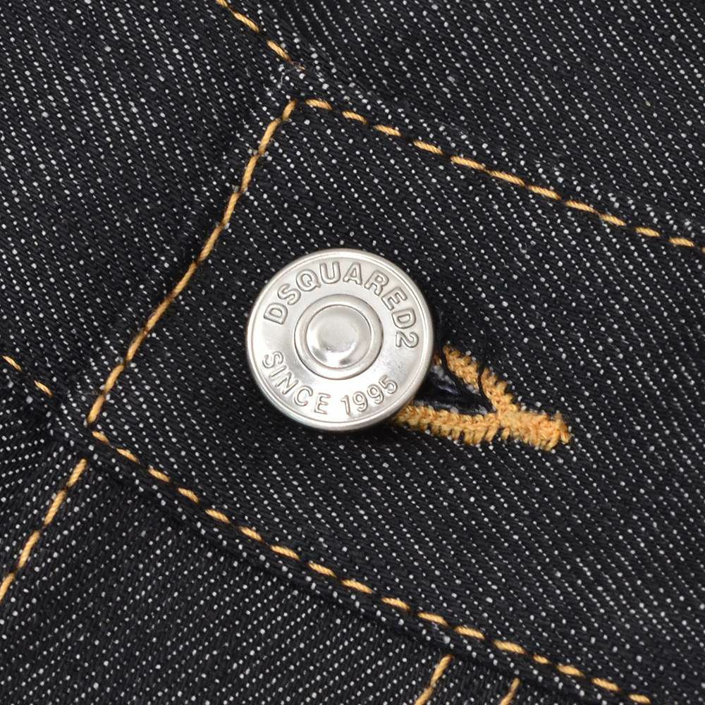 ディースクエアードDSQUARED2ジーンズメンズデニム642JEANコットンポリブラックウォッシュ黒ストレートS71LB1696微ストレッチ国内正規品でらでら公式ブランド