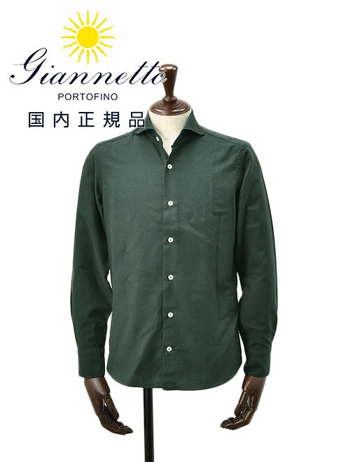 ジャンネット GIANNETTO 長袖シャツ メンズ オックスフォード