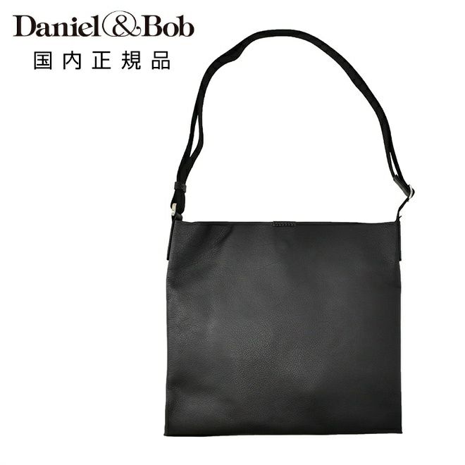 ダニエル&ボブDaniel&Bobショルダーバッグ男女兼用レザーバッグLINDO牛革ブラック黒ダニボブ調節可能コードイタリア製国内正規品でらでら公式ブランド