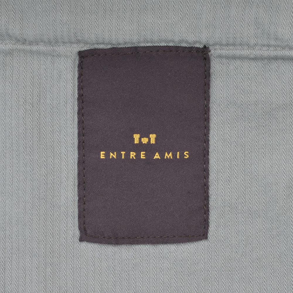 アントレアミENTREAMISコットンパンツメンズチノスラックス8188モデルストレッチコットンツイルグレースリムテーパードアイコンパッチ国内正規品でらでら公式ブランド