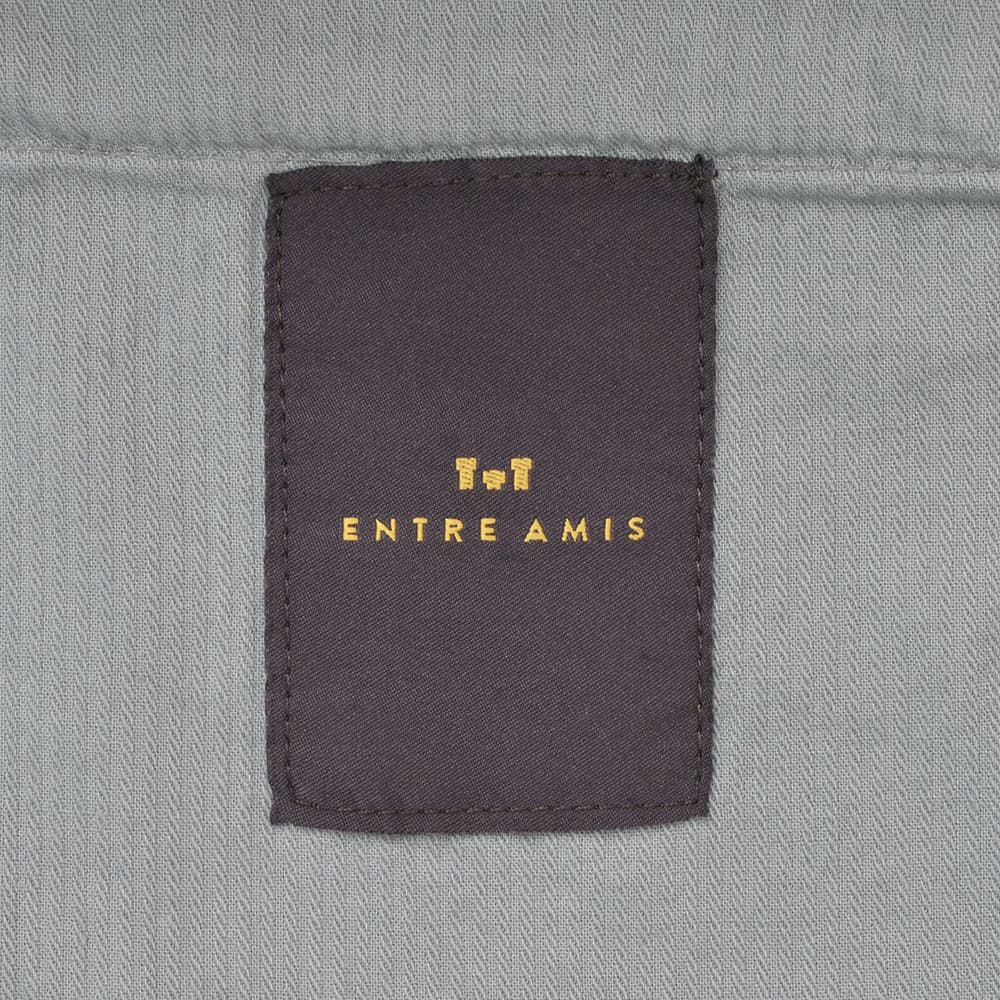 アントレアミENTREAMISコットンパンツメンズチノスラックス8188モデルストレッチコットンツイルグレースリムテーパードアイコンパッチ国内正規品でらでら公式ブランド