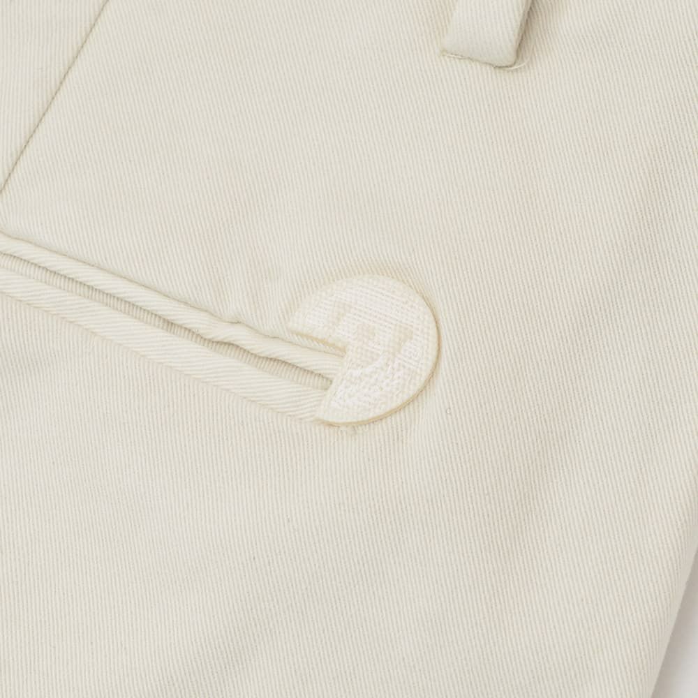 アントレアミENTREAMISコットンパンツメンズチノスラックス8188モデルストレッチコットンツイルオフホワイト白スリムテーパードアイコンパッチ国内正規品でらでら公式ブランド