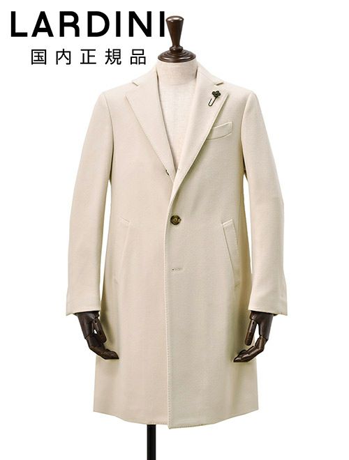 ラルディーニ LARDINI チェスターコート メンズ 段返り3つ釦