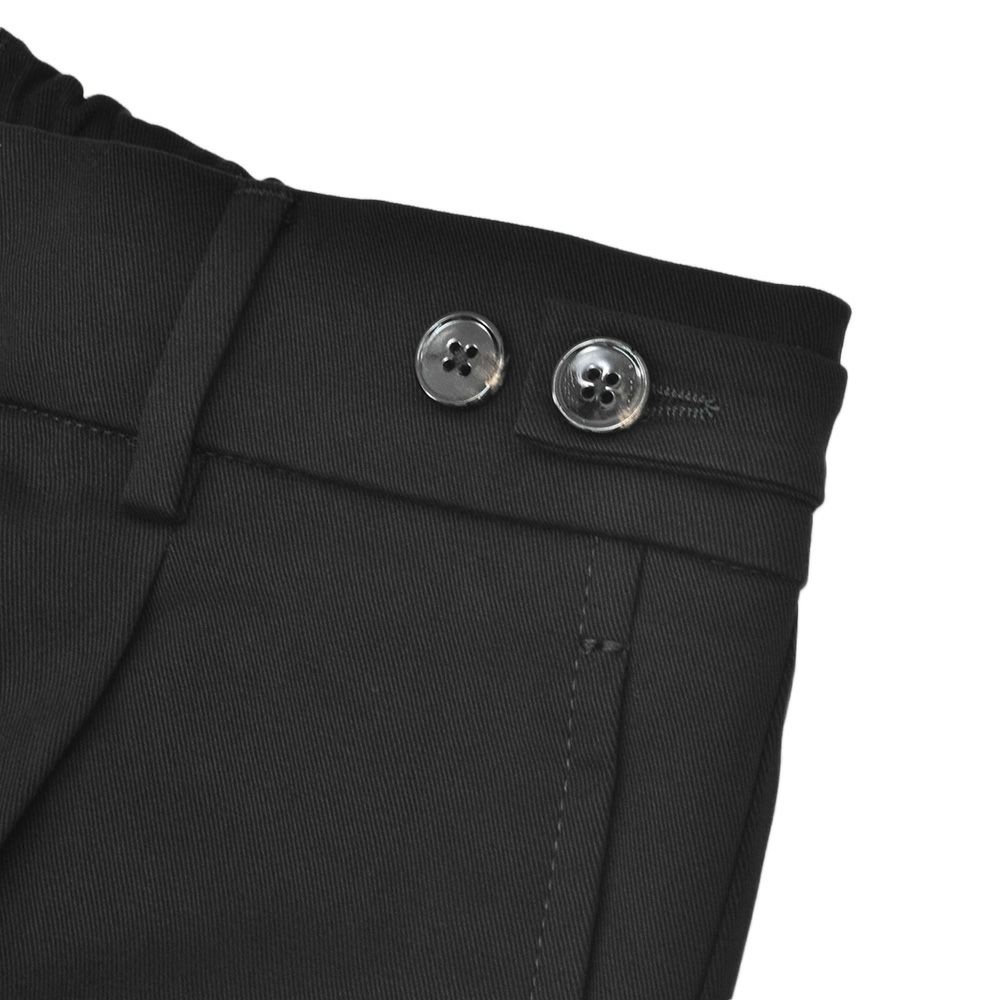 ベルウィッチBERWICHチノスラックスメンズベルトBERTOストレッチコットンパンツブラック黒1プリーツシャーリング仕様サイドアジャスター釦国内正規品でらでら公式ブランド