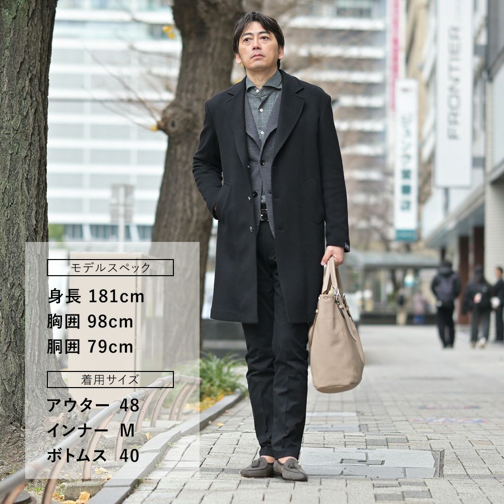 ベルウィッチBERWICHチノスラックスメンズベルトBERTOストレッチコットンパンツブラック黒1プリーツシャーリング仕様サイドアジャスター釦国内正規品でらでら公式ブランド