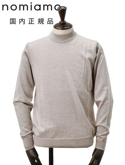 ノミアモ nomiamo モックネック メンズ NOMD2 ハイゲージニット 33