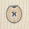 カネルKANELL長袖ニットメンズローゲージセーターリブ編みカンカルCANCALEクルーネックミルクオフホワイト無地オーガニックコットン国内正規品でらでら公式ブランド