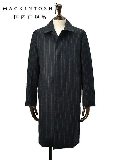 ダンケルド★MACKINTOSH★ ウール ステンカラーコート★ネイビー MACKINTOSH DUNKELD ウール ステンカラーコート（ステンカラー