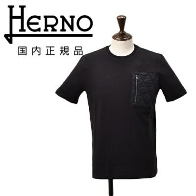 ヘルノ HERNO 半袖Tシャツ メンズ クルーネックカットソー コットン
