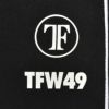 TFW49ティーエフダブリューフォーティーナイントラックパンツメンズジャージーパンツブラック黒配色パターン異素材切り替え2WAYキックバックUVカット吸水速乾多機能国内正規品でらでら公式ブランド
