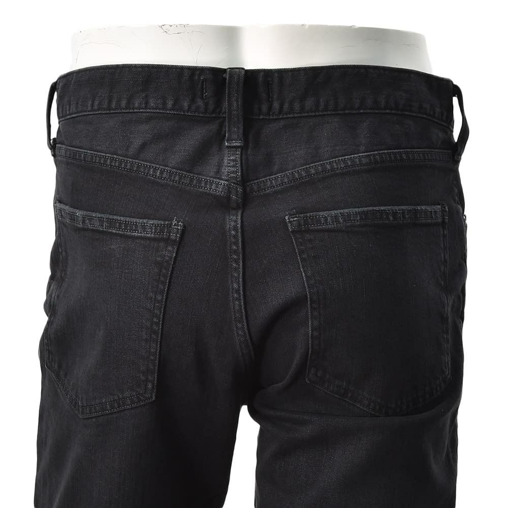 レッドカードトーキョーREDCARDTOKYOデニムパンツメンズストレートジーンズ当店別注モデルRhythmStraightリズムストレートブラックウォッシュ製品染めオリジナルロゴでらでら公式ブランド