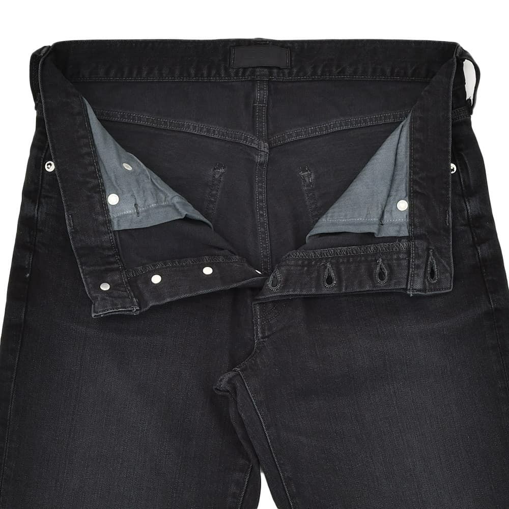 レッドカードトーキョーREDCARDTOKYOデニムパンツメンズストレートジーンズ当店別注モデルRhythmStraightリズムストレートブラックウォッシュ製品染めオリジナルロゴでらでら公式ブランド