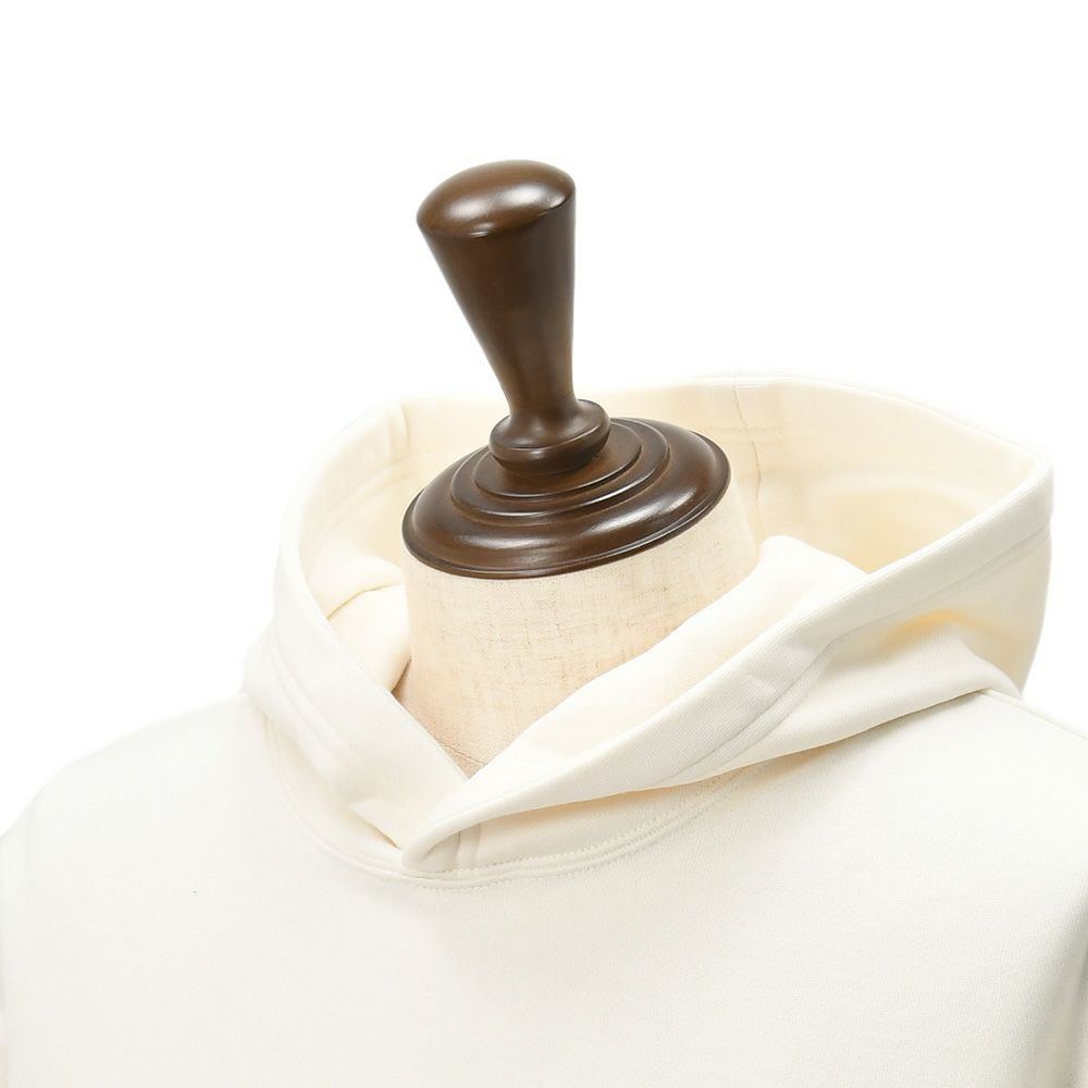 タトラスTATRASプルオーバーパーカーメンズスウェットパーカーAGULIAアギラオフホワイト白シルケットコットン裏パイル左袖エンボスロゴオーバーサイズ国内正規品でらでら公式ブランド