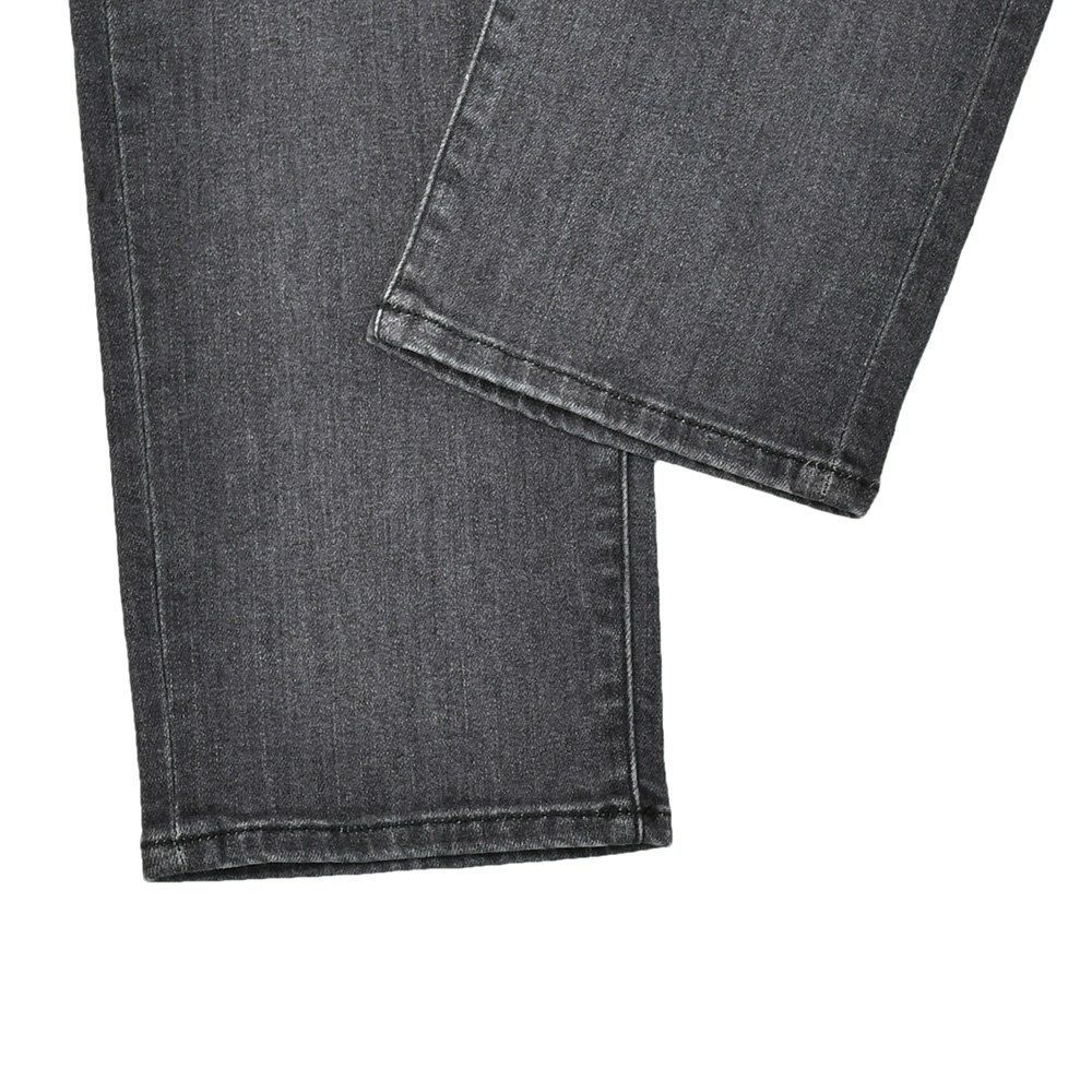 ヤコブコーエンJACOBCOHENストレッチデニムメンズNICKSLIMニックスリムコットンポリブラックウォッシュレザーバックパッチ国内正規品でらでら公式ブランド