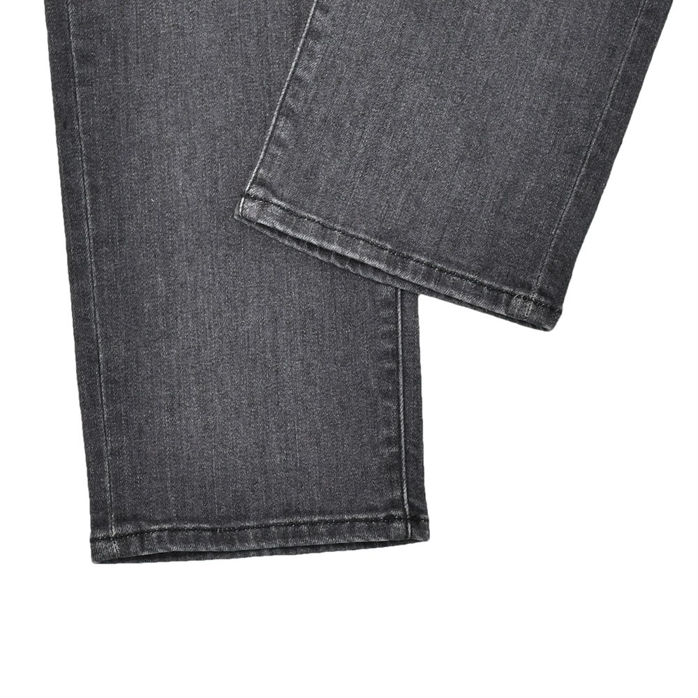 ヤコブコーエンJACOBCOHENストレッチデニムメンズNICKSLIMニックスリムコットンポリブラックウォッシュレザーバックパッチ国内正規品でらでら公式ブランド