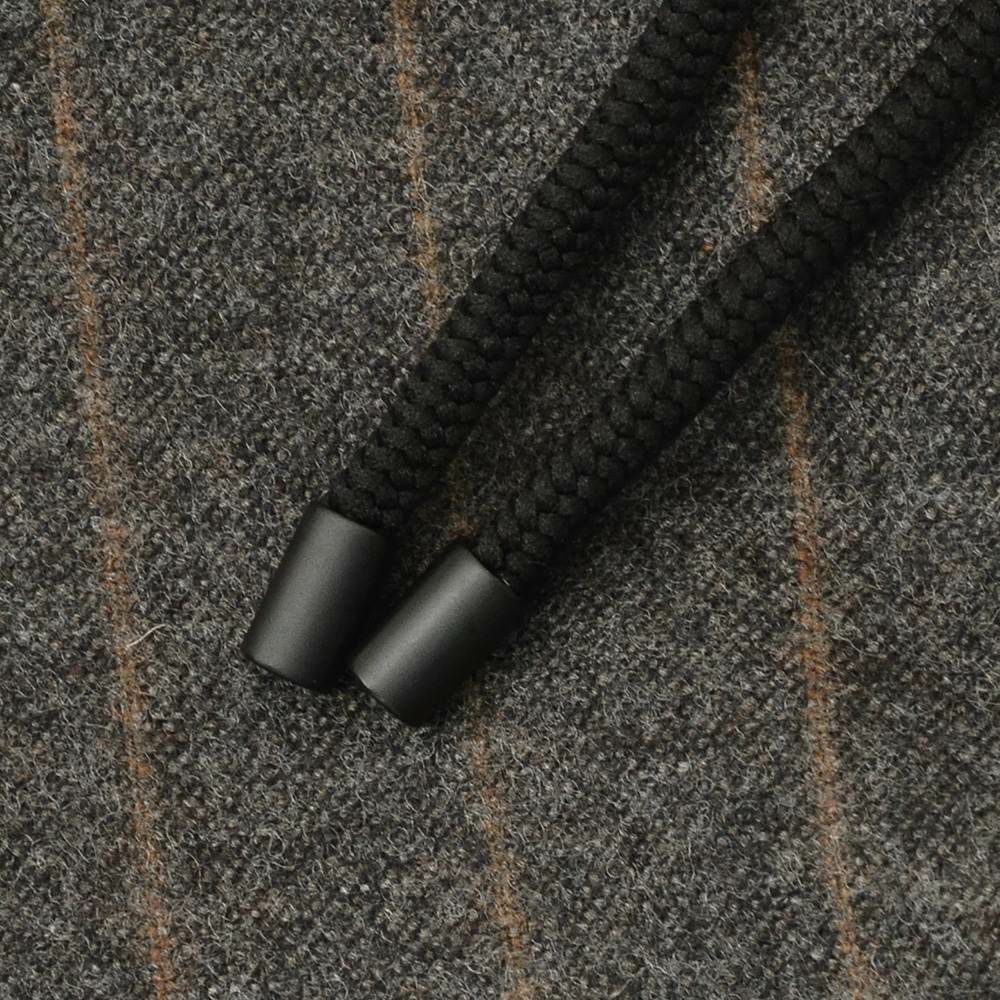 ブリリアBRIGLIA1949イージースラックスメンズストライプ柄パンツMONTREALPモントレアルアクティブメリノウールチャコール×ブラウンリラックステーパードバックシャーリング仕様国内正規品でらでら公式ブランド