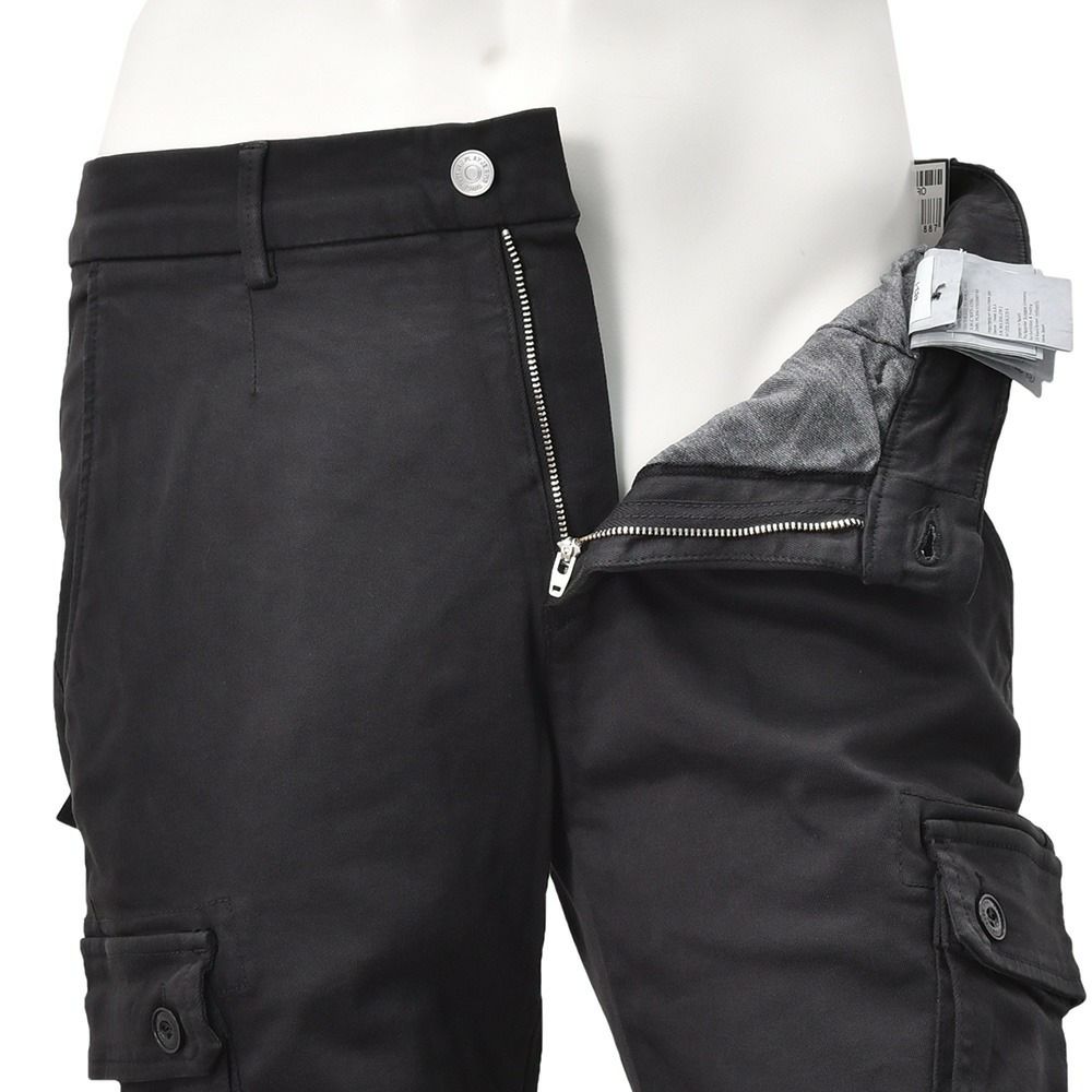 リプレイREPLAYカーゴパンツメンズストレッチパンツJAANモデルHyperflexハイパーフレックスシリーズブラック黒10.5オンススリムフィット国内正規品でらでら公式ブランド