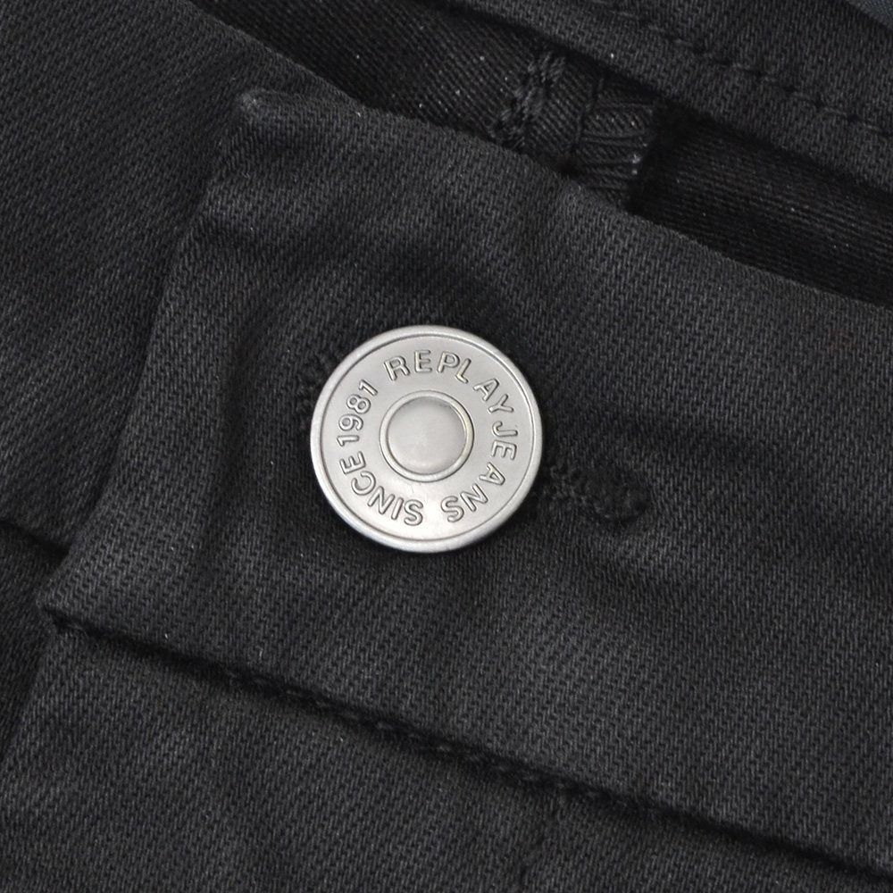 リプレイREPLAYカーゴパンツメンズストレッチパンツJAANモデルHyperflexハイパーフレックスシリーズブラック黒10.5オンススリムフィット国内正規品でらでら公式ブランド