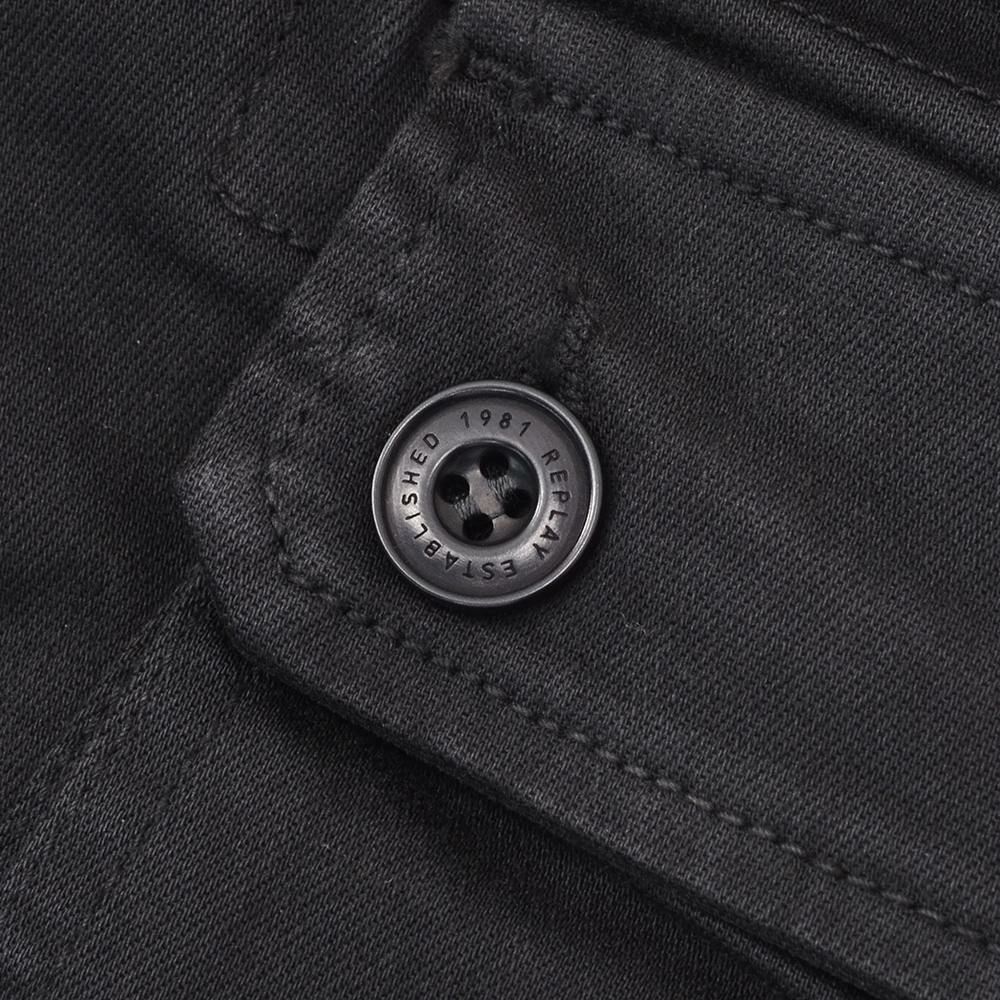 リプレイREPLAYカーゴパンツメンズストレッチパンツJAANモデルHyperflexハイパーフレックスシリーズブラック黒10.5オンススリムフィット国内正規品でらでら公式ブランド