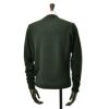 フィリッポデローレンティスFILIPPODELAURENTIISクルーネックニットメンズミドルゲージ製品染めエクストラファインメリノウールダークオリーブリブ仕様10ゲージ国内正規品でらでら公式ブランド