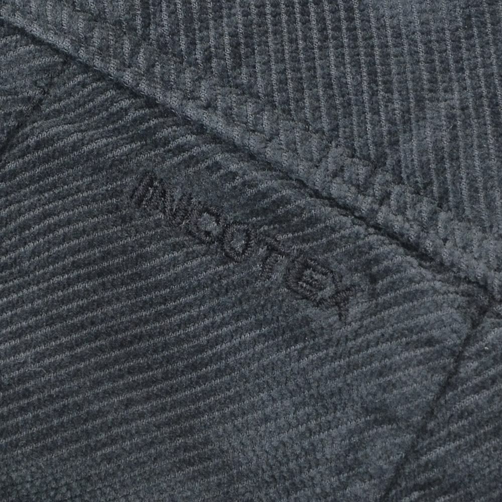 インコテックスINCOTEXコーデュロイパンツメンズ100番ツイル織りコットンストレッチチャコールグレーノープリーツスリムフィットウォッシュド加工国内正規品でらでら公式ブランド