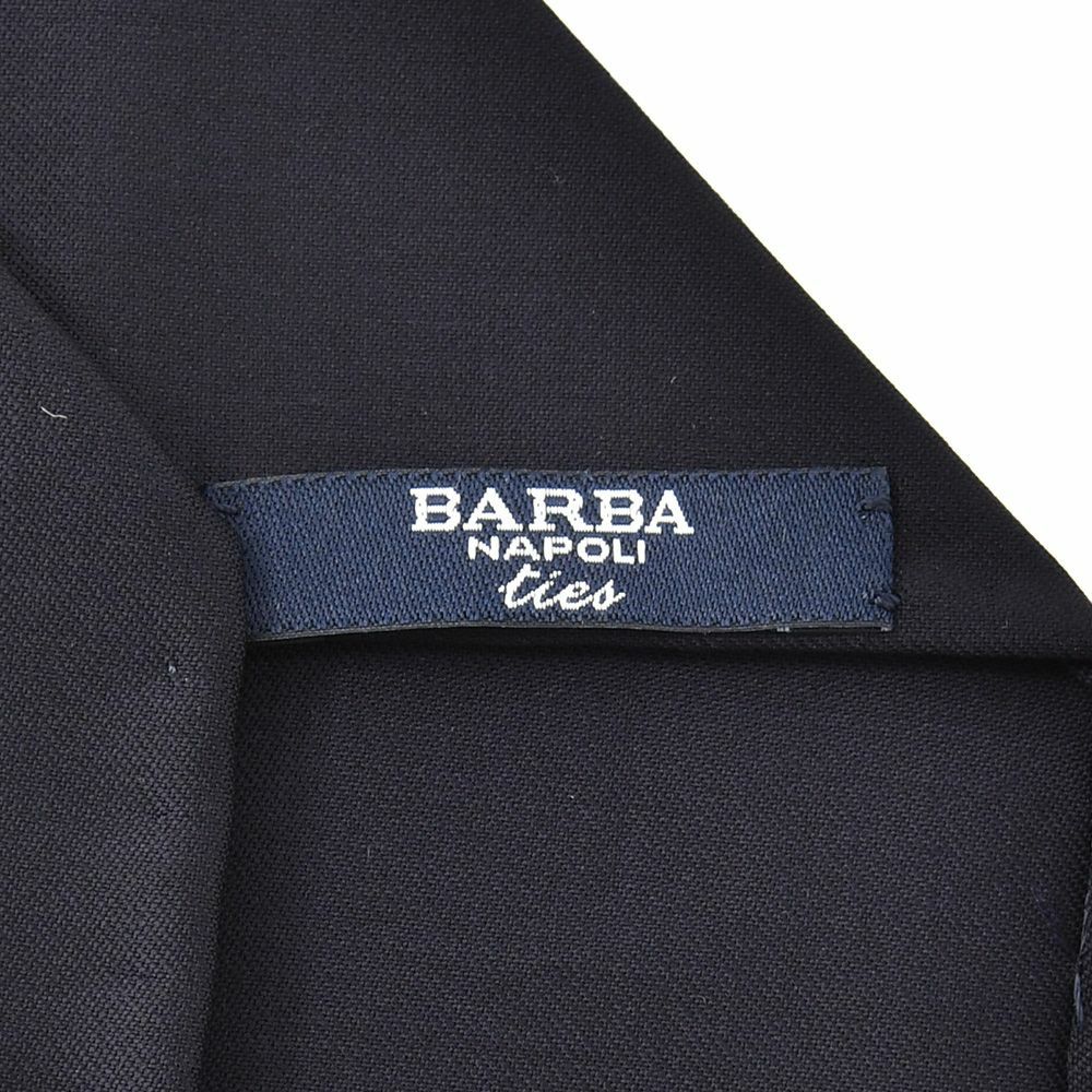 バルバBARBAネクタイメンズセッテピエゲウール100%ネイビー紺7つ折りギフトプレゼントビジネス小物イタリア製国内正規品でらでら公式ブランド