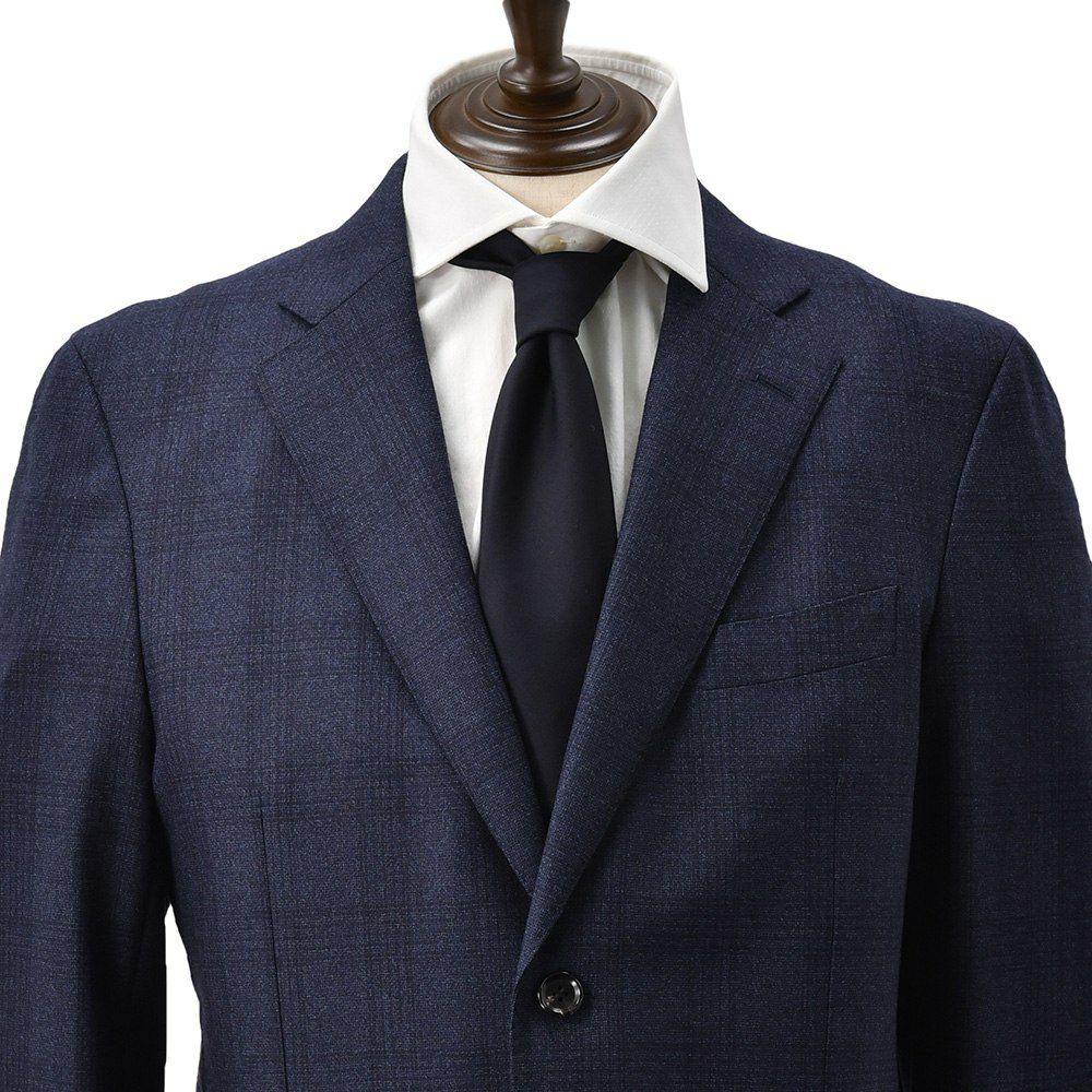 バルバBARBAネクタイメンズセッテピエゲウール100%ネイビー紺7つ折りギフトプレゼントビジネス小物イタリア製国内正規品でらでら公式ブランド