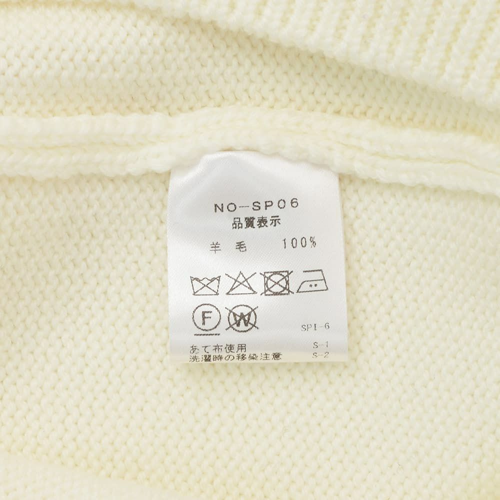 ノミアモnomiamoウールニットメンズgirocolloジーロコッロウール100%オフホワイトクルーネックミドルゲージ国内正規品でらでら公式ブランド