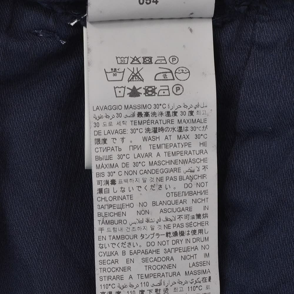 ブリリアBRIGLIA1949細畝コーデュロイパンツメンズコットンスラックスBG03モデルネイビー紺ノープリーツテーパードシルエット3点留めフロント国内正規品でらでら公式ブランド