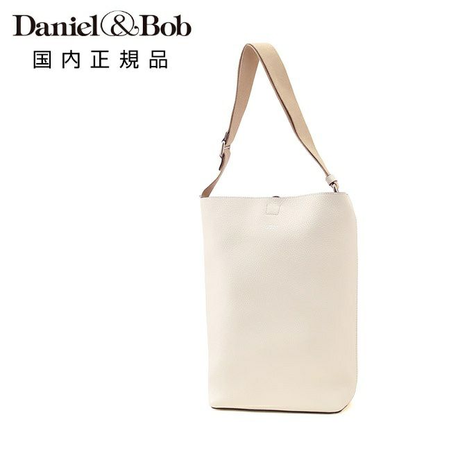 ダニエル&ボブDaniel&Bob縦長ショルダーバッグ男女兼用レザーバッグETTOREエットレアイボリー白ダニボブアルチェ・アコピアート調節可能コードイタリア製国内正規品でらでら公式ブランド