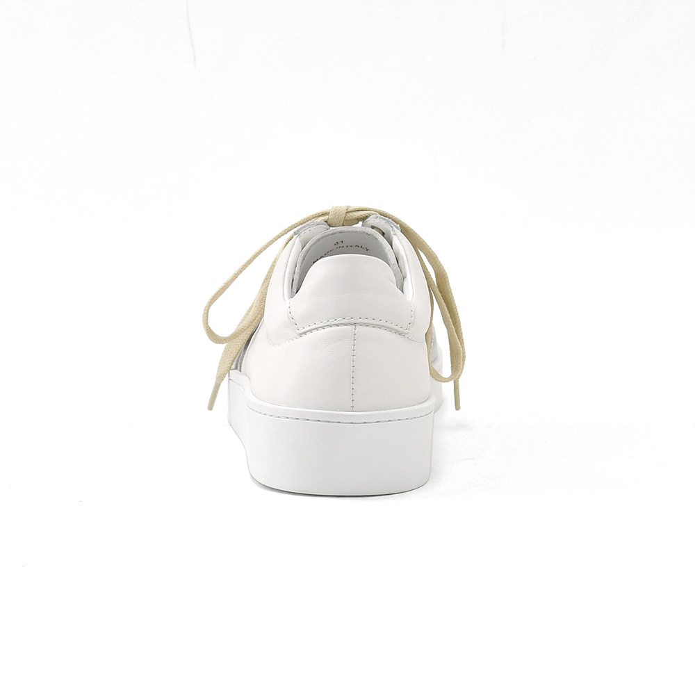 ペリーコサニーPELLICOSUNNYレザースニーカーメンズレースアップシューズM009モデルゴートレザーホワイト白ジャーマントレーナーTRAVISトラヴィスソール国内正規品でらでら公式ブランド