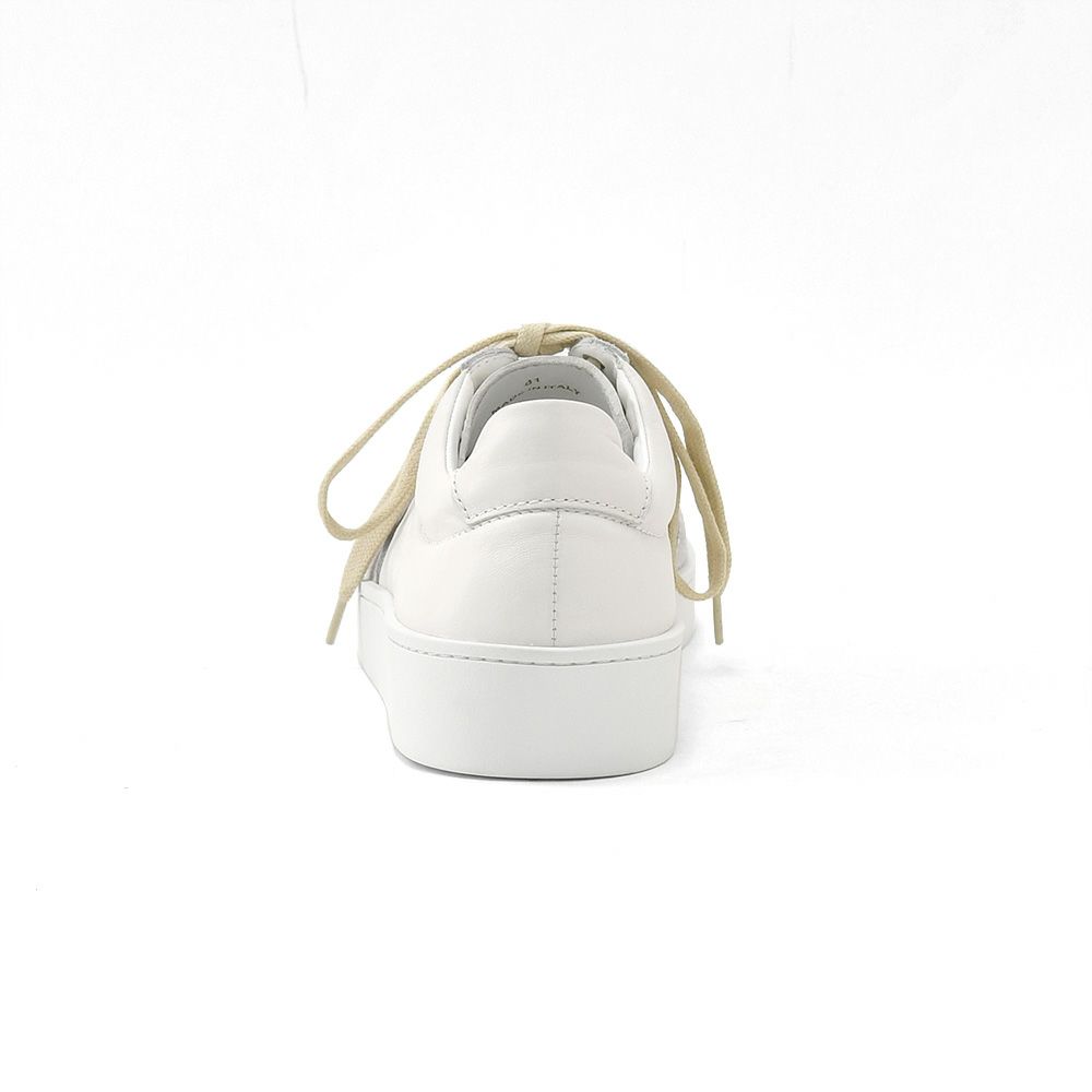 ペリーコサニーPELLICOSUNNYレザースニーカーメンズレースアップシューズM009モデルゴートレザーホワイト白ジャーマントレーナーTRAVISトラヴィスソール国内正規品でらでら公式ブランド