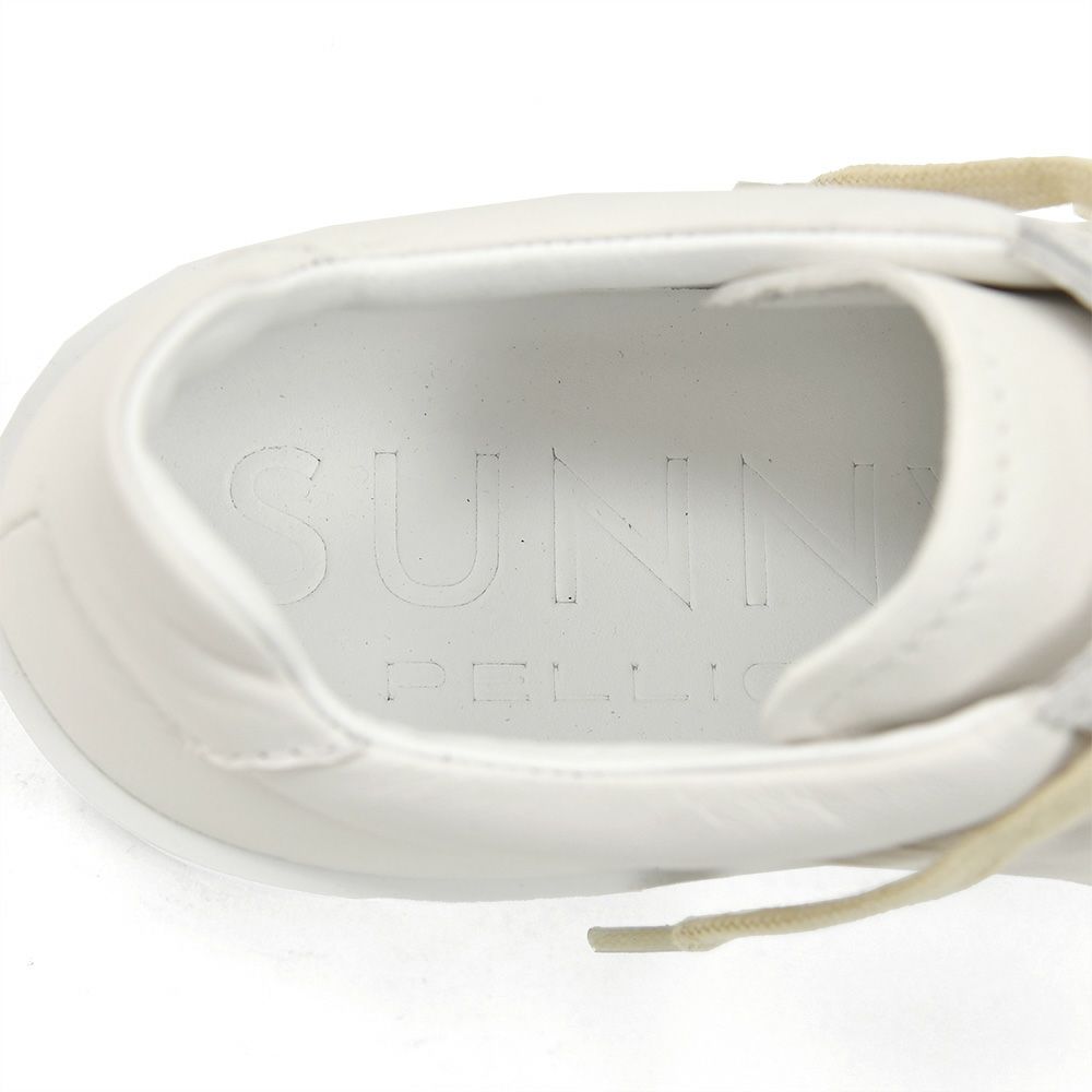 ペリーコサニーPELLICOSUNNYレザースニーカーメンズレースアップシューズM009モデルゴートレザーホワイト白ジャーマントレーナーTRAVISトラヴィスソール国内正規品でらでら公式ブランド