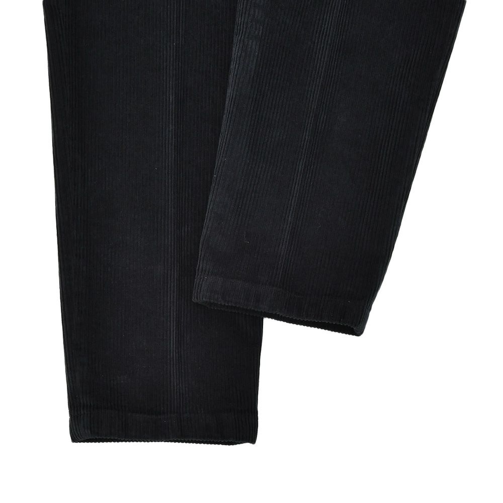 ビーエイブルBEABLEコーデュロイパンツメンズRICCARDOリッカルドストレッチコーデュロイブラック黒1プリーツジップフライ国内正規品でらでら公式ブランド