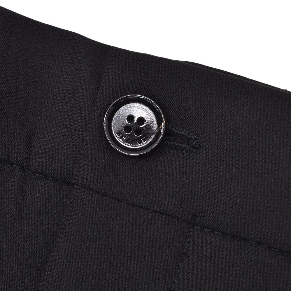 ビーエイブルBEABLEイージーパンツメンズRICCARDOリッカルドストレッチナイロンブラック黒1プリーツジップフライ国内正規品でらでら公式ブランド