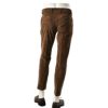 アントレアミENTREAMIS細畝コーデュロイパンツメンズコットンスラックス8188モデルブラウン茶スリムテーパードガーメントダイアイコンパッチ国内正規品でらでら公式ブランド