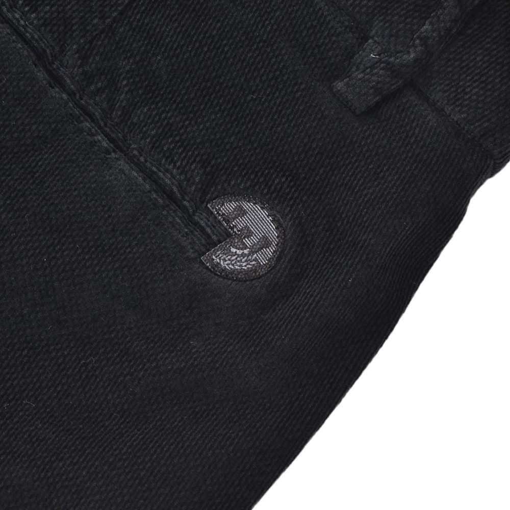 アントレアミENTREAMIS細畝コーデュロイパンツメンズコットンスラックス8188モデルブラック黒スリムテーパードガーメントダイアイコンパッチ国内正規品でらでら公式ブランド