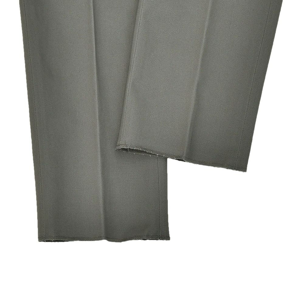 ベルウィッチBERWICHチノスラックスメンズコットンパンツMORELLOモレッロ当店別注グレーノープリーツ先染めツイル生地スリムテーパード3点留めフロント国内正規品でらでら公式ブランド