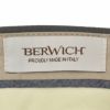 ベルウィッチBERWICHチノスラックスメンズコットンパンツMORELLOモレッロ当店別注グレーノープリーツ先染めツイル生地スリムテーパード3点留めフロント国内正規品でらでら公式ブランド