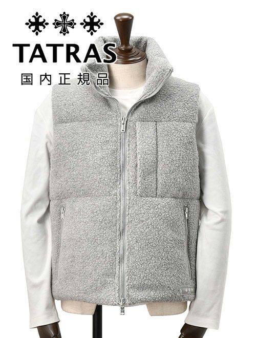タトラス TATRAS ライトダウンベスト メンズ ORGA オルガ アイボリー
